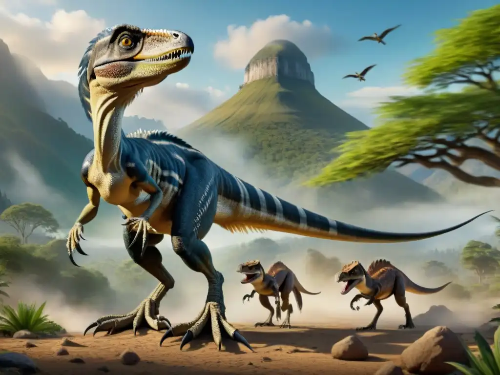 Comparación detallada: Velociraptor vs Deinonychus Comparación detallada entre Velociraptor y Deinonychus, destacando diferencias anatómicas clave