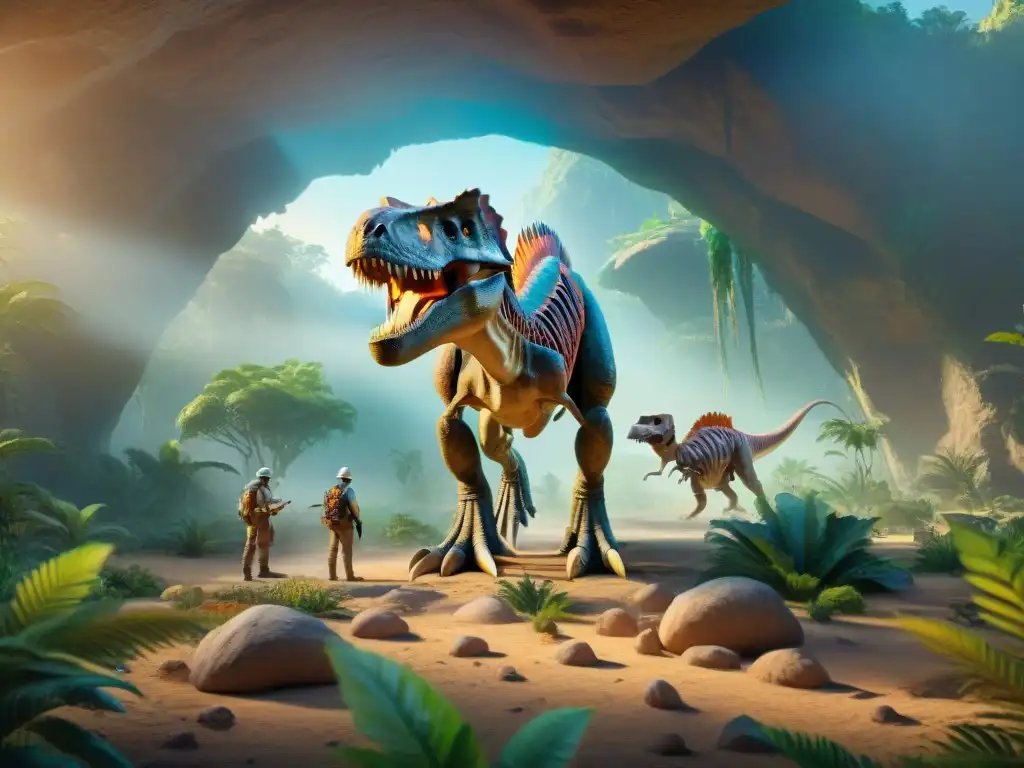 Equipo de paleontólogos reconstruye dinosaurio en realidad aumentada Un equipo de paleontólogos reconstruye digitalmente un dinosaurio prehistórico usando tecnología de realidad aumentada