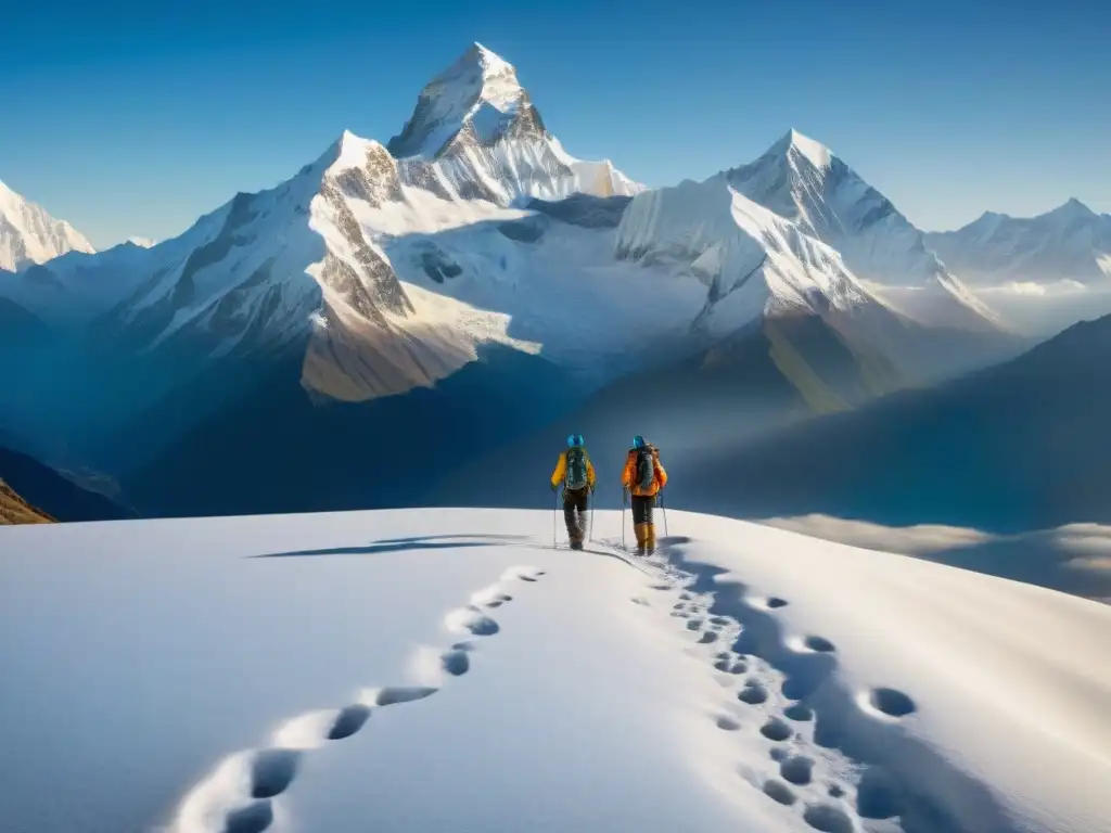 Huellas de gigantes en el Himalaya: descubrimiento ancestral Exploradores maravillados por huellas de gigantes prehistóricos en el Himalaya
