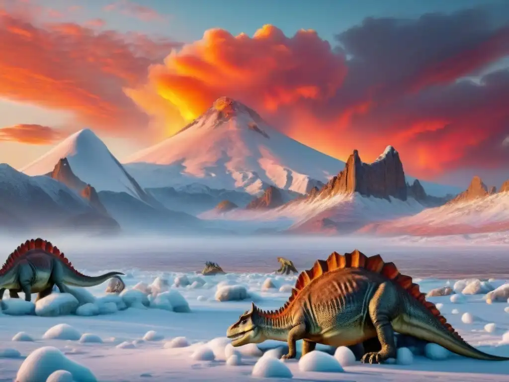Fósiles de dinosaurios en hielo: adaptaciones extremas Fósiles de dinosaurios en hielo revelan adaptaciones climáticas extraordinarias