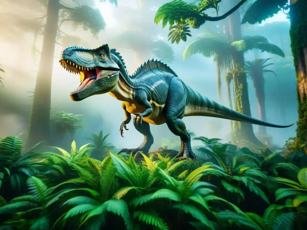 Selva prehistórica: misterio y maravilla en el Cretácico Grabaciones ambientales dinosaurios mundo perdido: Un exuberante y misterioso mundo prehistórico lleno de plantas y dinosaurios