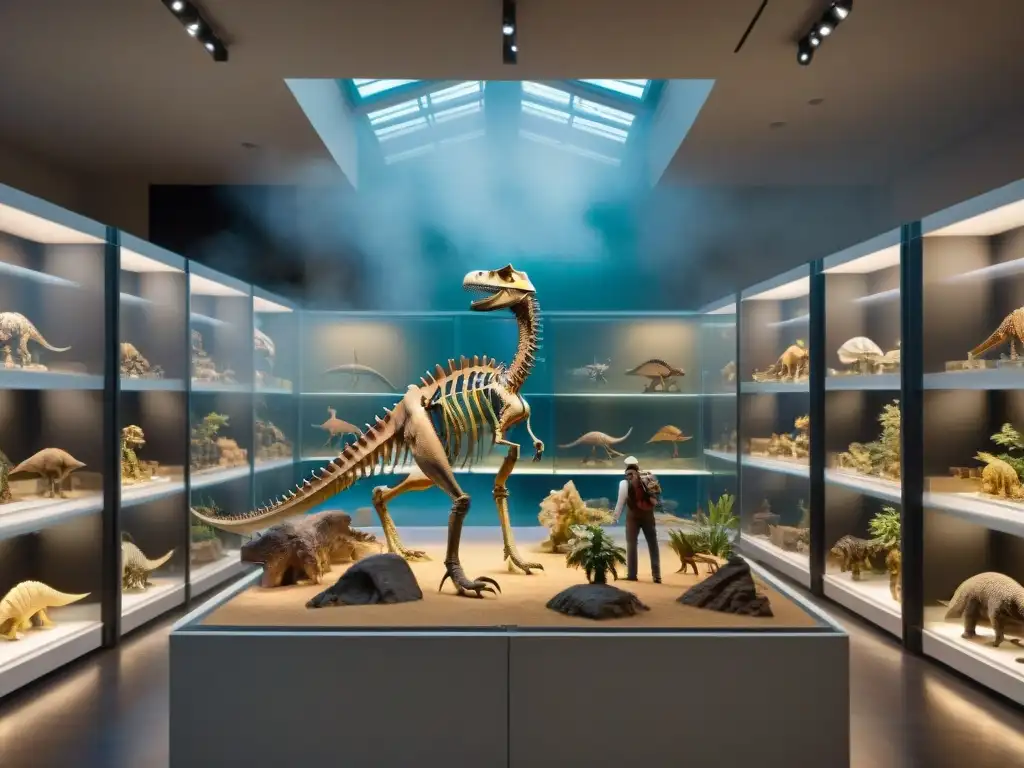 Paleontología virtual: Colaboración científica en 3D Un grupo diverso de paleontólogos virtuales colabora en proyectos dinos, inmersos en análisis y descubrimientos remotos