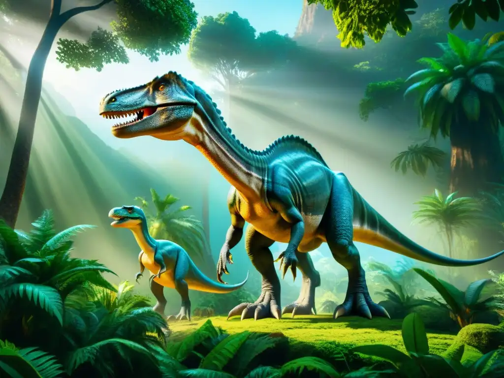 Descubre la majestuosa selva prehistórica con dinosaurios de Mundos Perdidos videojuegos dinosaurios