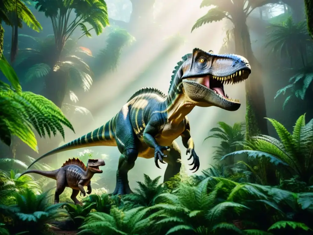 Jurásico: Bosque ancestral con dinosaurios Explora el mundo perdido de los dinosaurios con grabaciones ambientales de la selva exuberante